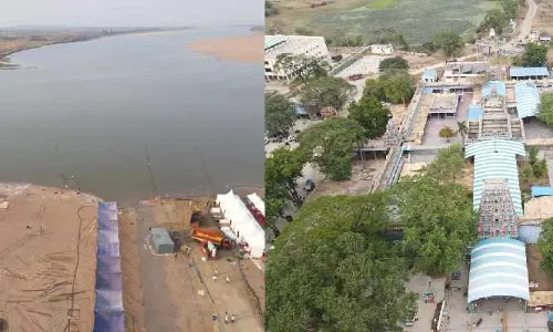 స‌ర‌స్వ‌తీ పుష్క‌రాల‌కు స‌ర్వం సిద్దం.. రేపటి నుంచి 12 రోజుల పాటు మ‌హోత్స‌వం