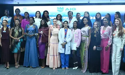 ఏఐజీ ఆస్పత్రిని సందర్శించిన మిస్ వరల్డ్ పోటీదారులు