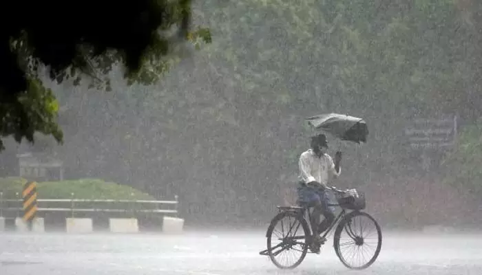 Heavy Rain Alert:ఈ జిల్లాల్లో భారీ వర్షాలు.. పలు చోట్ల పిడుగులు పడే ఛాన్స్! Heavy Rain Alert:ఈ జిల్లాల్లో భారీ వర్షాలు.. పలు చోట్ల పిడుగులు పడే ఛాన్స్!