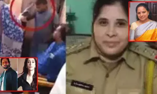 ఆ విషయంలో ఇద్దరి మధ్య గొడవ.. అటెండర్‌ను చెప్పుతో కొట్టిన మహిళా సీఐ