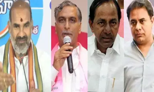 Congress: బతిమిలాడేందుకే హరీశ్ ఇంటికి కేటీఆర్.. ఆది శ్రీనివాస్ సంచలన వ్యాఖ్యలు