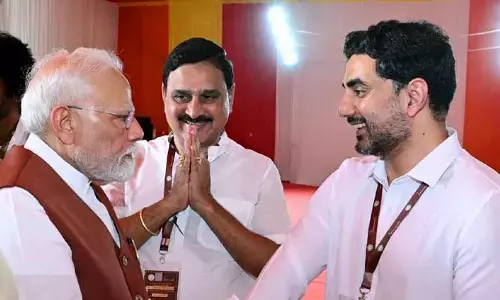 ప్రధానితో ముగిసిన లోకేష్ దంపతుల భేటీ