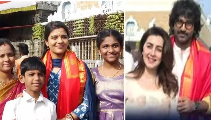 Tirumala News:శ్రీవారి సేవలో సినీ నటి ఐశ్వర్య రాజేష్ Tirumala News:శ్రీవారి సేవలో సినీ నటి ఐశ్వర్య రాజేష్