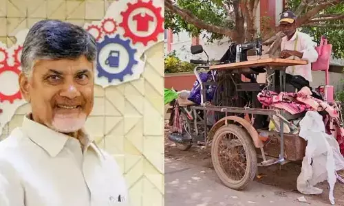 Super Idea: మొబైల్​ టైలర్ మిషన్​.. మెచ్చుకున్న సీఎం చంద్రబాబు