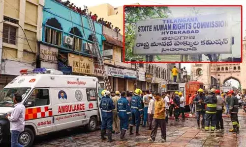 HYD: పాతబస్తీ అగ్ని ప్రమాదంపై HRC సీరియస్.. సీఎస్‌కు నోటీసులు