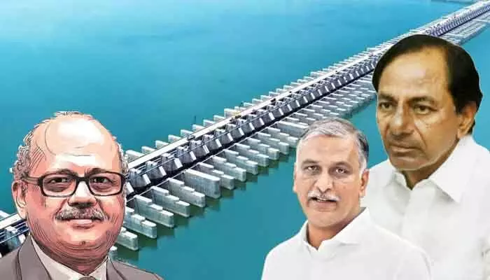 బీఆర్ఎస్కు ‘కాళేశ్వరం’ టెన్షన్.. పార్టీ భవితవ్యంపై నీలినీడలు బీఆర్ఎస్కు ‘కాళేశ్వరం’ టెన్షన్.. పార్టీ భవితవ్యంపై నీలినీడలు