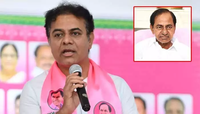 KTR: ఆ దేవుడే కాపాడుతాడు.. కేసీఆర్ కు నోటీసులపై కేటీఆర్ సంచలన వ్యాఖ్యలు KTR: ఆ దేవుడే కాపాడుతాడు.. కేసీఆర్ కు నోటీసులపై కేటీఆర్ సంచలన వ్యాఖ్యలు