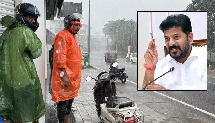 TG: రాష్ట్రంలో మూడ్రోజుల పాటు వర్షాలు.. అధికారులకు CM రేవంత్ కీలక ఆదేశాలు TG: రాష్ట్రంలో మూడ్రోజుల పాటు వర్షాలు.. అధికారులకు CM రేవంత్ కీలక ఆదేశాలు