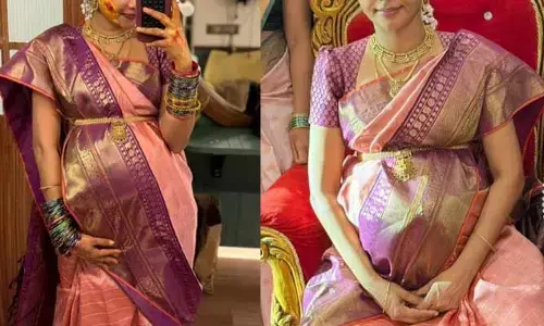 పెళ్లి కాకుండానే బేబీబంప్‌తో దర్శనమిచ్చిన సాయి ధరమ్ తేజ్ బ్యూటీ.. సీమంతం ఫొటోలు వైరల్