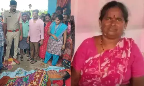 పిడుగు పాటుతో మహిళా రైతు మృతి...