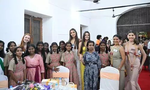 శిల్పారామం, విక్టోరియా హెమ్ లో సందడి చేసిన మిస్ వరల్డ్ బ్యూటీస్