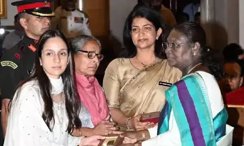 Shaurya Chakra: శౌర్య పురస్కారాలు ప్రదానం చేసిన రాష్ట్రపతి ముర్ము