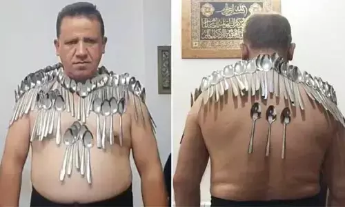 Guinness World Records: ఒంటిపై స్పూన్లతో గిన్నిస్‌ రికార్డు.. అసలు విషయం తెలిస్తే ఆశ్చర్యపోతారు!