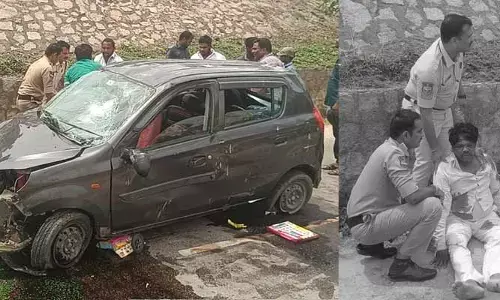 జాతీయ రహదారిపై ఘోర రోడ్డు ప్రమాదం.. ఒకే కుటుంబానికి చెందిన 8 మందికి గాయాలు