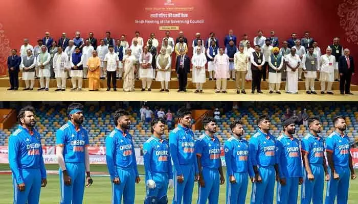 మనమంతా టీమిండియాలా కలిసి పనిచేయాలి.. నీతి ఆయోగ్ సమావేశంలో ప్రధాని మోడీ వ్యాఖ్యలు మనమంతా టీమిండియాలా కలిసి పనిచేయాలి.. నీతి ఆయోగ్ సమావేశంలో ప్రధాని మోడీ వ్యాఖ్యలు