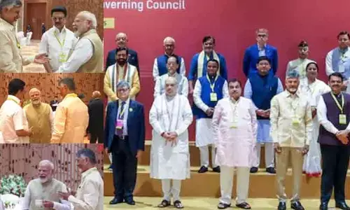 నీత్ ఆయోగ్ సమావేశంలో ప్రజంటేషన్.. చంద్రబాబుపై పెద్ద ఎత్తున ప్రశంసలు