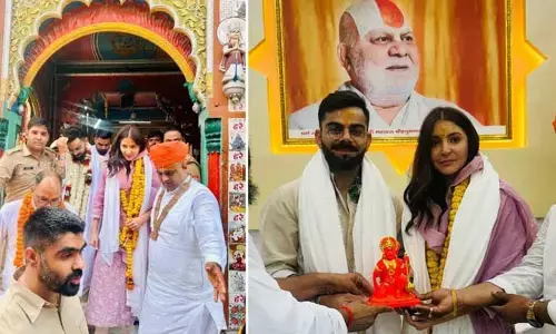 Ayodhya: అయోధ్యలో విరాట్ కోహ్లీ, అనుష్క శర్మ.. హనుమాన్ గర్హి ఆలయంలో ప్రత్యేక పూజలు