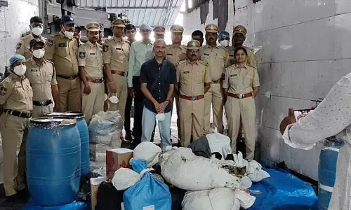హైదరాబాద్ లో రూ1.26 కోట్ల గంజాయి, డ్రగ్స్‌ దహనం