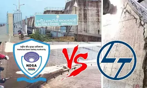 మేడిగడ్డ బ్యారేజీపై NDSA రిపోర్టు.. నిర్మాణ సంస్థ L&T సంచలన లేఖ