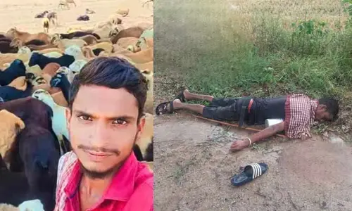 పిడుగుపాటుకు యువ గొర్ల కాపరి మృతి