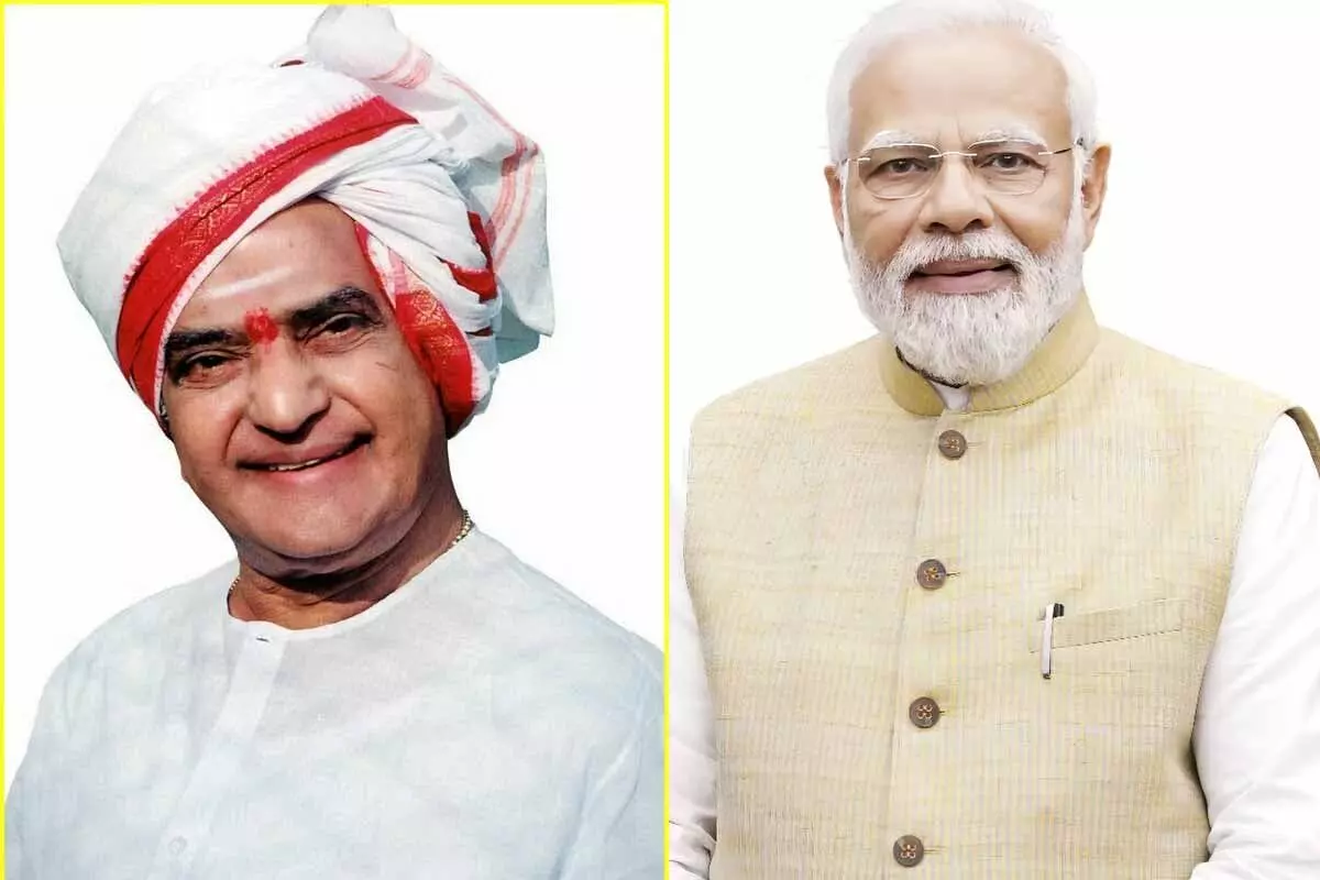 NTR: ఎన్టీఆర్ దార్శనికుడు : ప్రధాని మోదీ NTR: ఎన్టీఆర్ దార్శనికుడు : ప్రధాని మోదీ