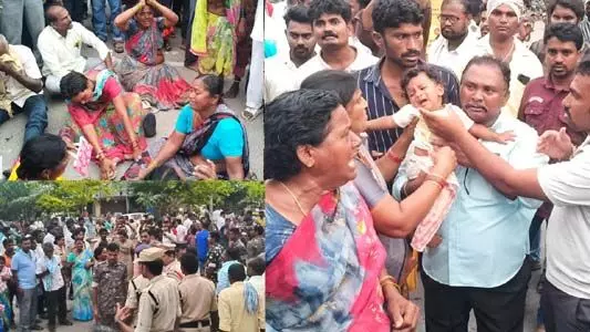 మా పిల్లలని మాకు ఇవ్వండి మహా ప్రభో.. పిల్లల తల్లిదండ్రుల ఆర్తనాదాలు మా పిల్లలని మాకు ఇవ్వండి మహా ప్రభో.. పిల్లల తల్లిదండ్రుల ఆర్తనాదాలు