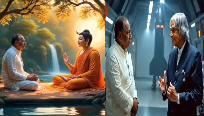 మల్లారెడ్డి నెక్స్ట్ లెవెల్..! టైమ్ మెషిన్లో వెనక్కి వెళ్లి మహనీయులను కలిసిన మాజీ మంత్రి మల్లారెడ్డి నెక్స్ట్ లెవెల్..! టైమ్ మెషిన్లో వెనక్కి వెళ్లి మహనీయులను కలిసిన మాజీ మంత్రి