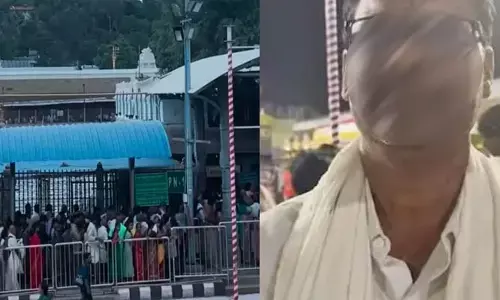 తిరుమలలో భక్తుల ఆందోళన.. అది తన తప్పేనన్న భక్తుడు!