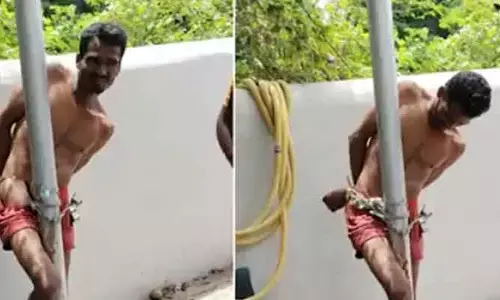 Kadiri: యువకుడిని స్తంభానికి కట్టేసి కొట్టారు.. కారణం ఇదే..?
