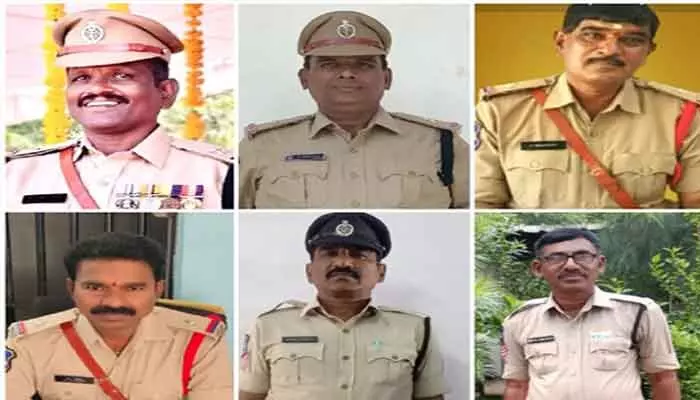 పోలీస్ పథకాలకు ఎంపికైన జిల్లా పోలీసులు పోలీస్ పథకాలకు ఎంపికైన జిల్లా పోలీసులు