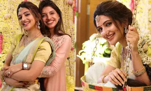 పెళ్లి కూతురి గెటప్‌లో శ్రీలీల.. ఆకట్టుకుంటున్న క్యూట్ ఫొటోస్.. సెలబ్రేషన్స్ అంటూ పోస్ట్