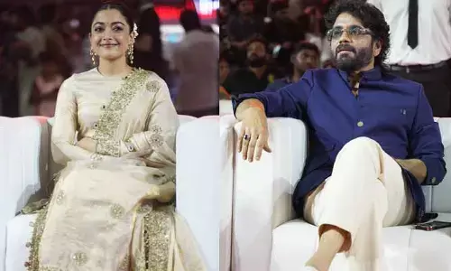 రష్మిక మందన్న, అక్కినేని హీరో క్యూట్ పిక్స్.. సూపర్ అంటూ కామెంట్స్