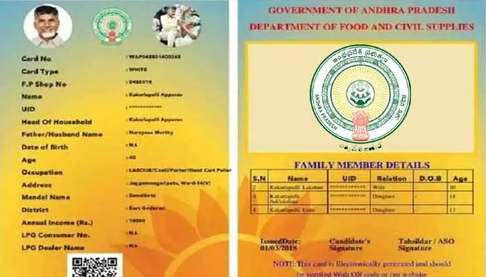 AP Govt.: రేషన్కార్డుదారులకు తీపి కబురు.. ప్రభుత్వం మరో కీలక ప్రకటన AP Govt.: రేషన్కార్డుదారులకు తీపి కబురు.. ప్రభుత్వం మరో కీలక ప్రకటన