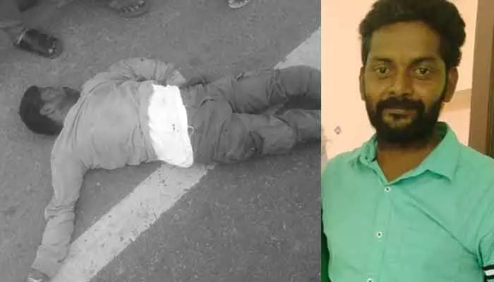 కారు ఢీకొట్టడంతో వ్యక్తి మృతి కారు ఢీకొట్టడంతో వ్యక్తి మృతి