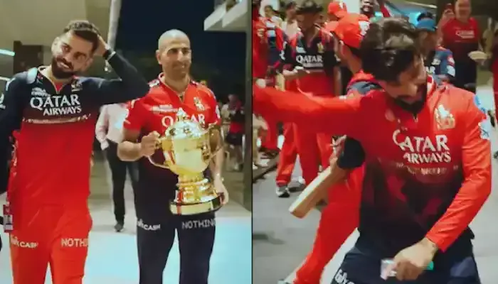 RCB విజయం..ఊర మాస్ స్టెప్పులతో కెప్టెన్ రచ్చ