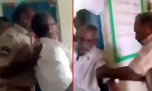 TG: వృద్ధ రైతుపై చేయి చేసుకున్న ASI సస్పెండ్..