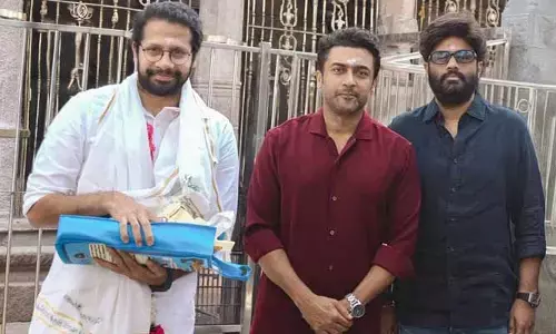 Suriya: మురుగన్ స్వామి దేవాలయంలో ప్రత్యేక పూజలు చేసిన సూర్య.. ఎక్జైటింగ్ అప్డేట్ రాబోతుందంటూ పోస్ట్