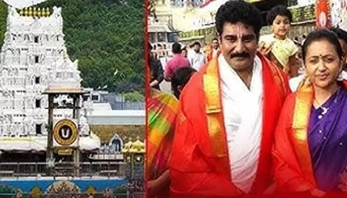Tirumala:శ్రీవారి సేవలో రాజీవ్ కనకాల, సుమ Tirumala:శ్రీవారి సేవలో రాజీవ్ కనకాల, సుమ