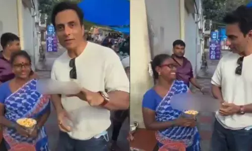 తిరుమలలో చిరు వ్యాపారికి సోనూసూద్ సర్ప్రైజ్