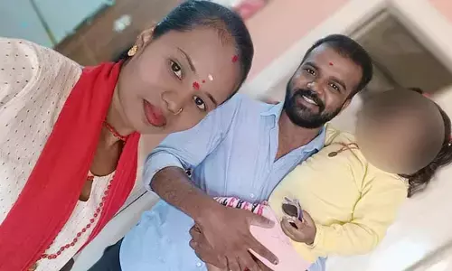 ఎఫైర్ పెట్టుకుందని భార్య తల నరికి.. పోలీసులకు లొంగిపోయిన భర్త!