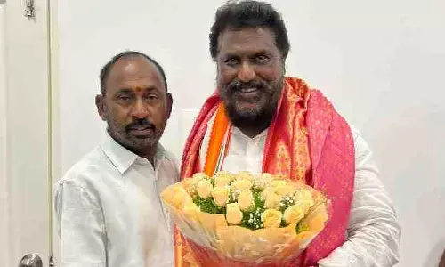 నూతన మంత్రి అడ్లూరిని అభినంధించిన కిషన్ రెడ్డి