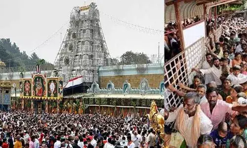 తిరుమలలో సర్వదర్శనం టోకెన్ల జారీ.. భక్తులకు తప్పని తిప్పలు