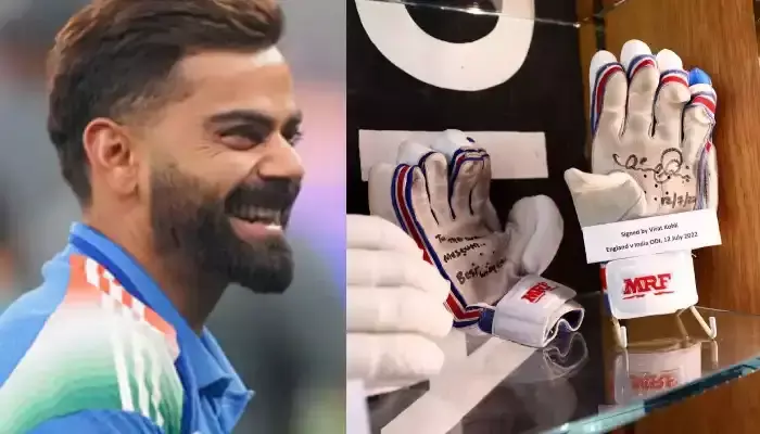 విరాట్ కోహ్లీకి అరుదైన గౌరవం...ఏకంగా ఇంగ్లాండ్ మ్యూజియంలోనే! విరాట్ కోహ్లీకి అరుదైన గౌరవం...ఏకంగా ఇంగ్లాండ్ మ్యూజియంలోనే!