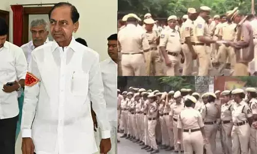 ఫామ్‌హౌస్ నుంచి బయలుదేరిన KCR.. బీఆర్కే భవన్ వద్ద తీవ్ర ఉద్రిక్తత