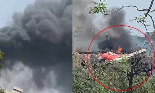 Flight Accident: ఘోర విమాన ప్రమాదం.. కుప్పకూలిన ఎయిరిండియా ఫ్లైట్