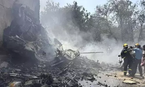 విమాన ప్రమాదంపై దర్యాప్తు ప్రారంభం