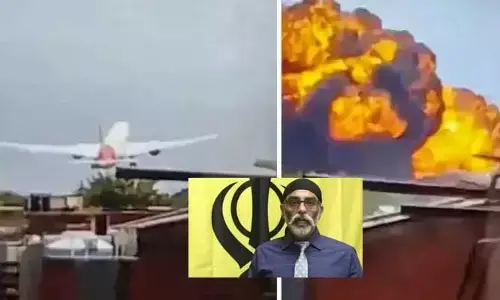 Ahmedabad Plane Crash : అహ్మదాబాద్ ప్రమాదం వెనుక ఖలీస్థానీ తీవ్రవాదులు!?