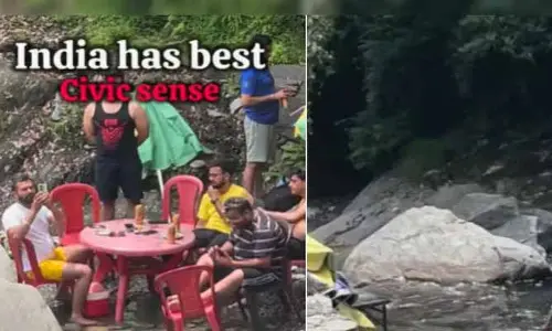 Viral video: ప్రకృతి అందాలను చూసేందుకు వెళ్తున్నారా? నాశనం చేయడానికి వెళ్తున్నారా?
