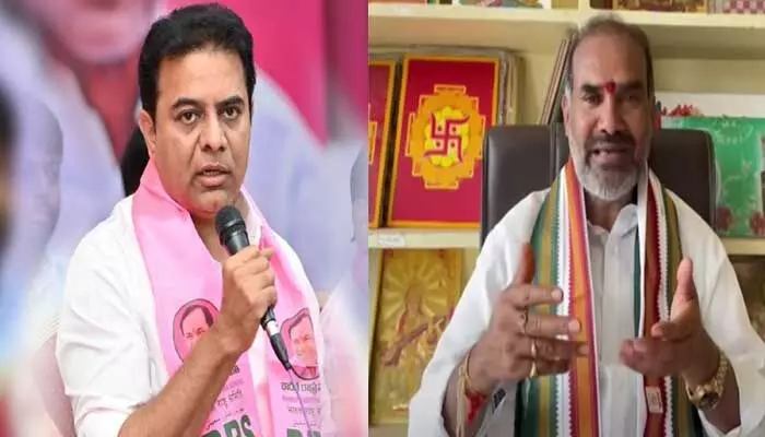 Aadi Srinivas: చాలెంజ్ లు విసిరి పారిపోయిన సంస్కృతి మీది.. కేటీఆర్ పై ఆదిశ్రీనివాస్ ఫైర్ Aadi Srinivas: చాలెంజ్ లు విసిరి పారిపోయిన సంస్కృతి మీది.. కేటీఆర్ పై ఆదిశ్రీనివాస్ ఫైర్