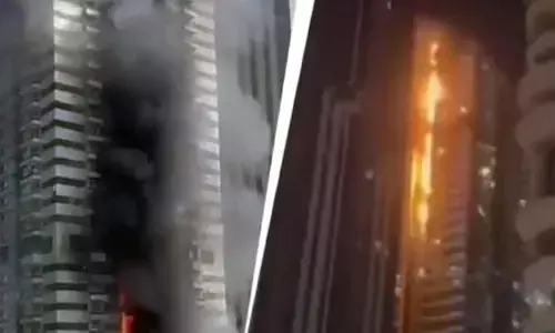 Massive fire: 67 అంతస్తుల భవనంలో అగ్ని ప్రమాదం.. 3,820 మందిని రక్షించిన రెస్క్యూ టీమ్